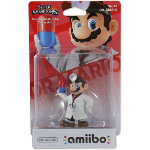 Amiibo Figurine - Dr. Mario (No 42) (Super Smash Collection)