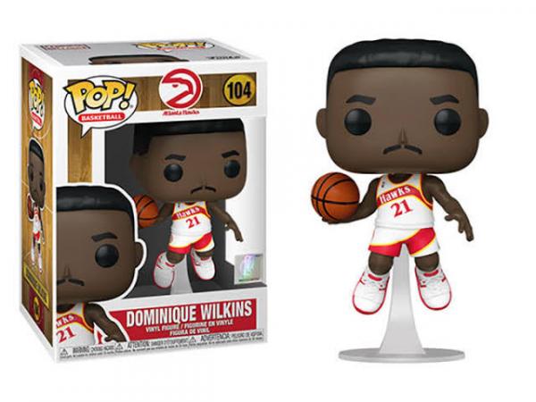 Funko POP! NBA - Dominique Wilkins (Hawks Home) (Kantstött)