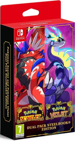 Pokémon Scarlet and Pokémon Violet - Dual Pack Steelbook Edition