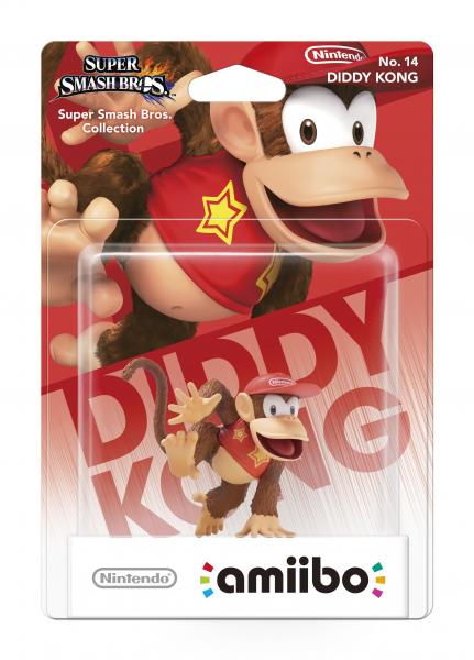 Amiibo Figurine - Diddy Kong (No 14) (Super Smash Collection)