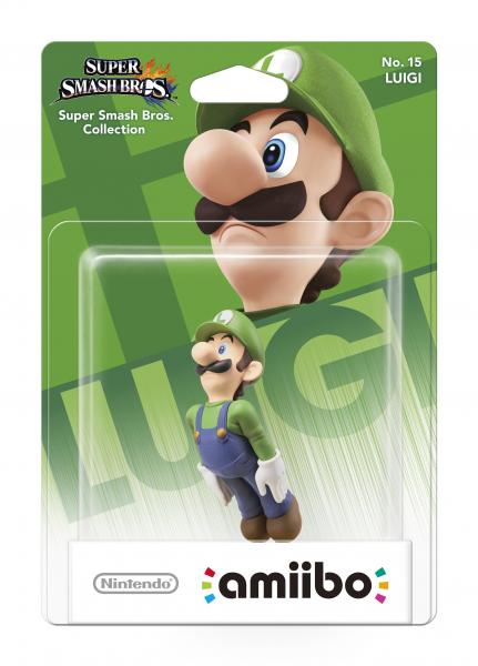 Amiibo Figurine - Luigi (No 15) (Super Smash Collection)