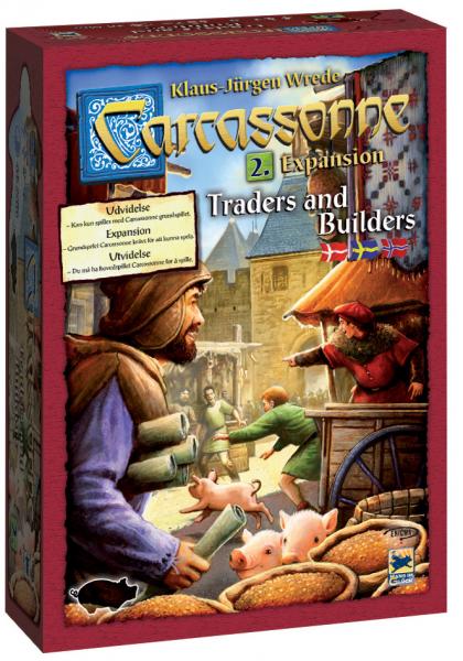 Carcassonne: Exp2 Traders & Builders (Svensk version)