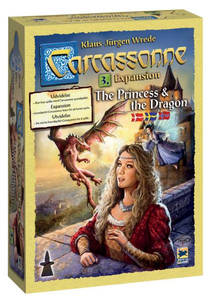 Carcassonne: Exp3 Princess & Dragon (Svensk version)