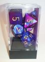 Tärningsset - Gemini Blue-Purple Gold (CHX26428)