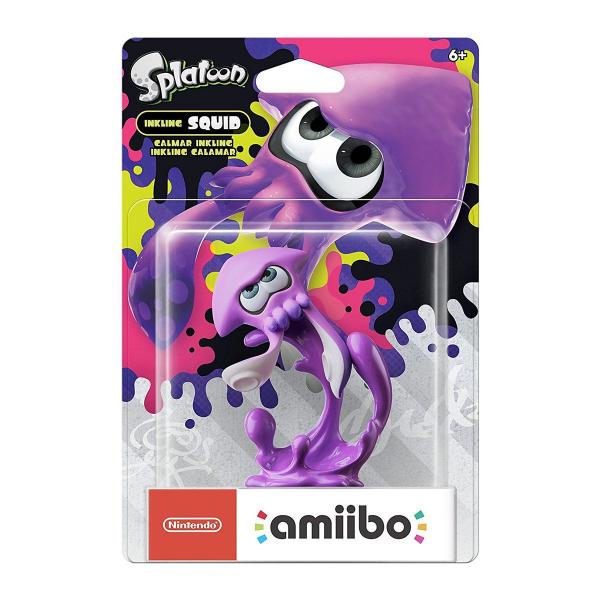 Amiibo Figurine - Inkling Squid Neon Purple (Splatoon Collection)