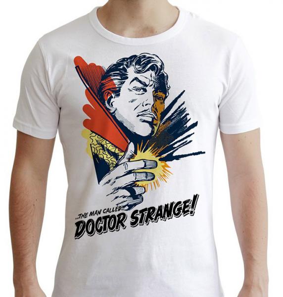 T-Shirt - Marvel - Doctor Strange - White - Large (ABYTEX375)
