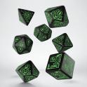 Tärningsset - Call of Cthulhu: 7th ed Black & green (SCTR21)