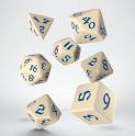 Tärningsset - Classic Runic Beige & blue (SCLR1Z)