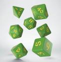 Tärningsset - Classic Runic Green & yellow (SCLR2F)