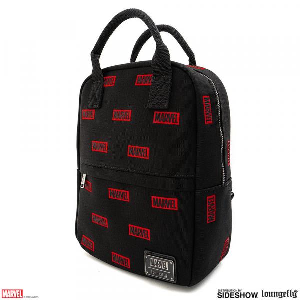Loungefly - Marvel Logo Aop Canvas Mini Backpack