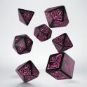 Tärningsset - Call of Cthulhu: 7th Edition Black & Magenta (SCTR3P)