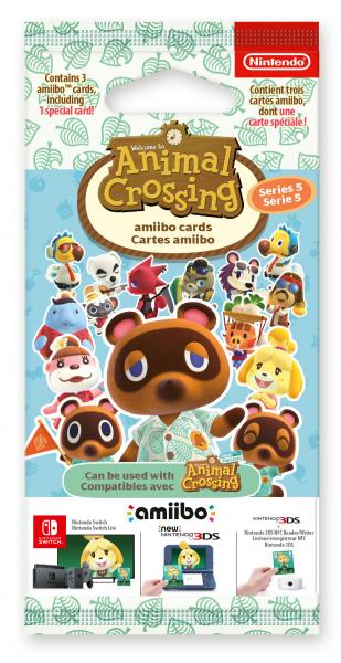 Animal Crossing: Happy Home Designer amiibo Series 5 Card Pack