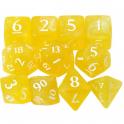 Tärningsset (11 st) - Eclipse Lemon Yellow