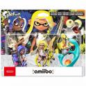 Amiibo Figurine Triple Pack - Splatoon Octolings and Smallfry (Splatoon Collection)