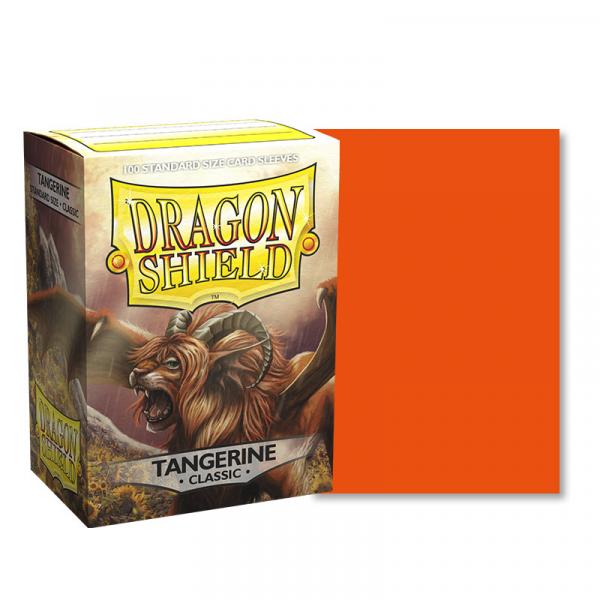 Plastfickor - Dragon Shield - Classic Tangerine (100 st, 63x88mm)