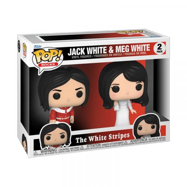 Funko POP! Rocks: The White Stripes - Jack White & Meg White (Kantstött)