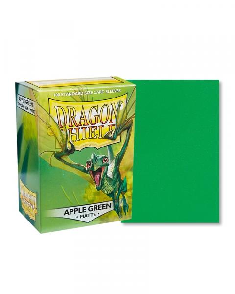 Plastfickor - Dragon Shield - Matte Apple Green (100 st, 63x88mm)