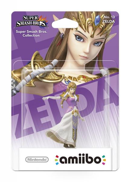Amiibo Figurine - Zelda (No 13) (Super Smash Collection) (Kantstött)