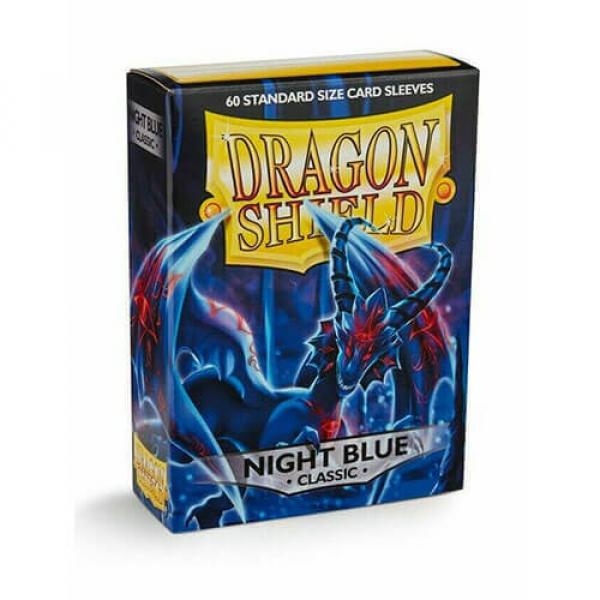 Plastfickor - Dragon Shield - Classic Night Blue (60 st, 63x88mm)