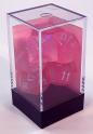 Tärningsset - Borealis Polyhedral Pink w silver Luminary (CHX27584)
