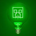 Led Neon Bulb - Minecraft Creeper