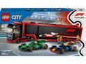 LEGO - City - F1 Truck with RB20  and  AMR24 F1 Cars (60445)