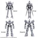 Xenogears Structure Arts 1/144 Scale Plastic Model Kit Series Vol. 1 (Display Set Of 4)Xenogears St